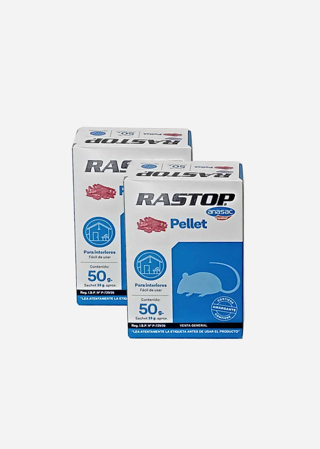 Raticida Rastop Pellet 50 Gr